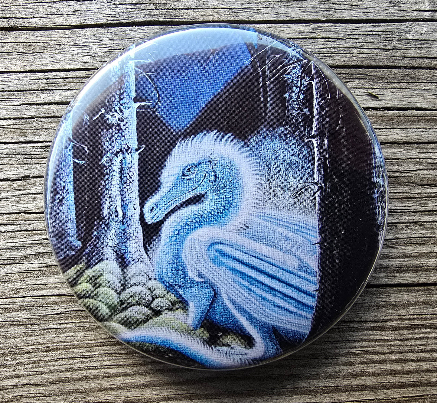 Kjøleskapsmagnet Jeg er mitt eget lys Rund - 5,8cm