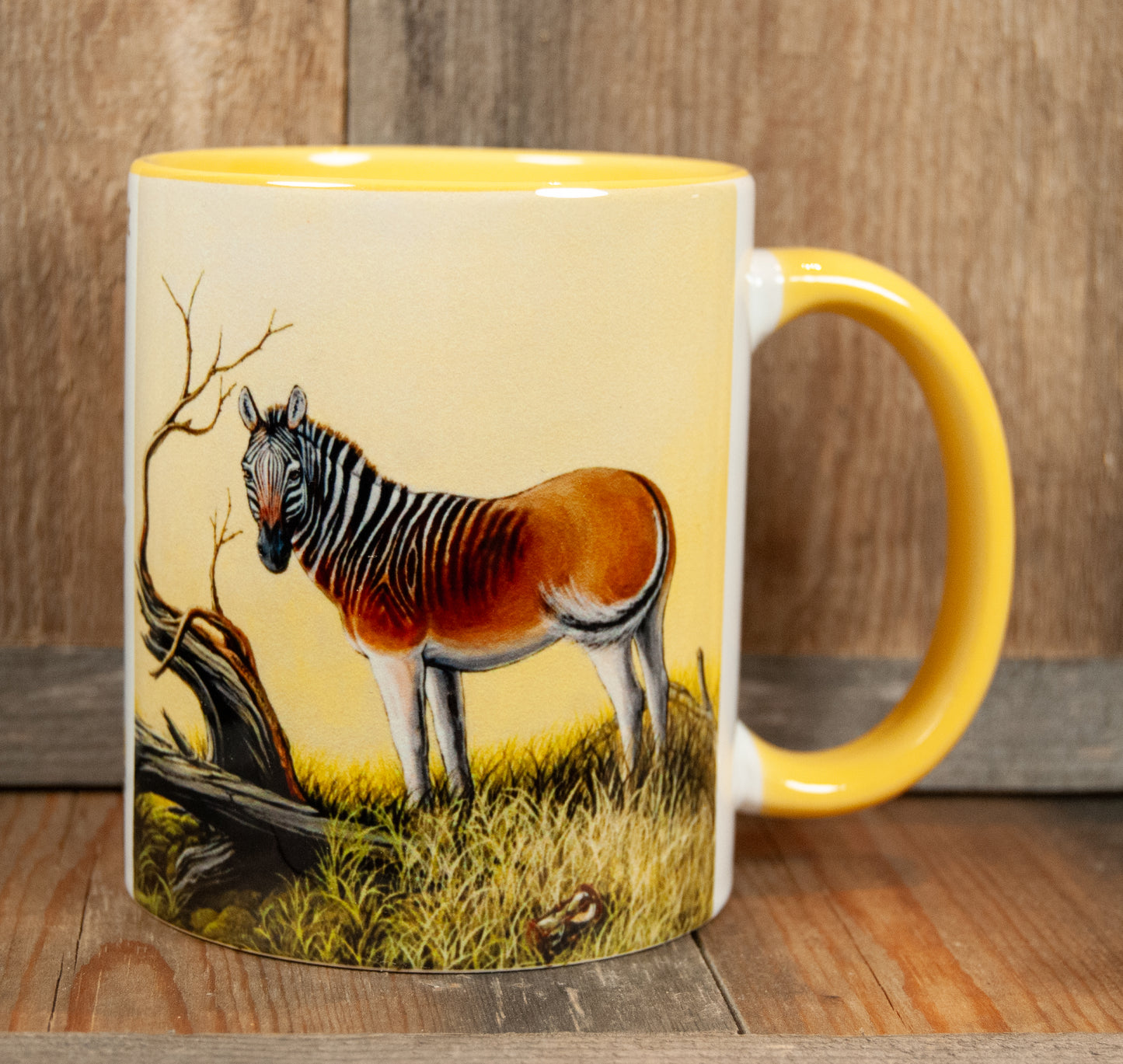 Kunstkopp Quagga Farger - Gul hank og innside 325ml