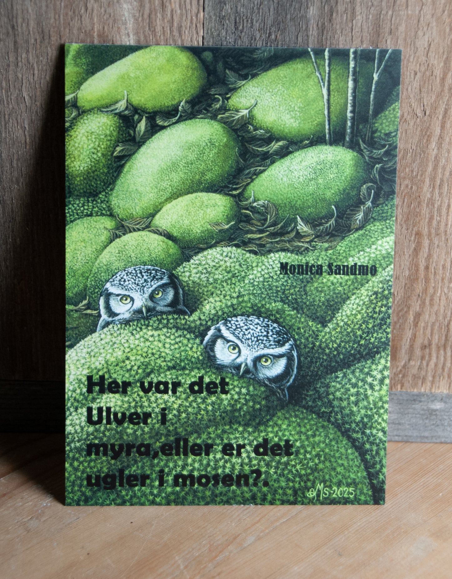 Mosepose - Uglekort og Magnet