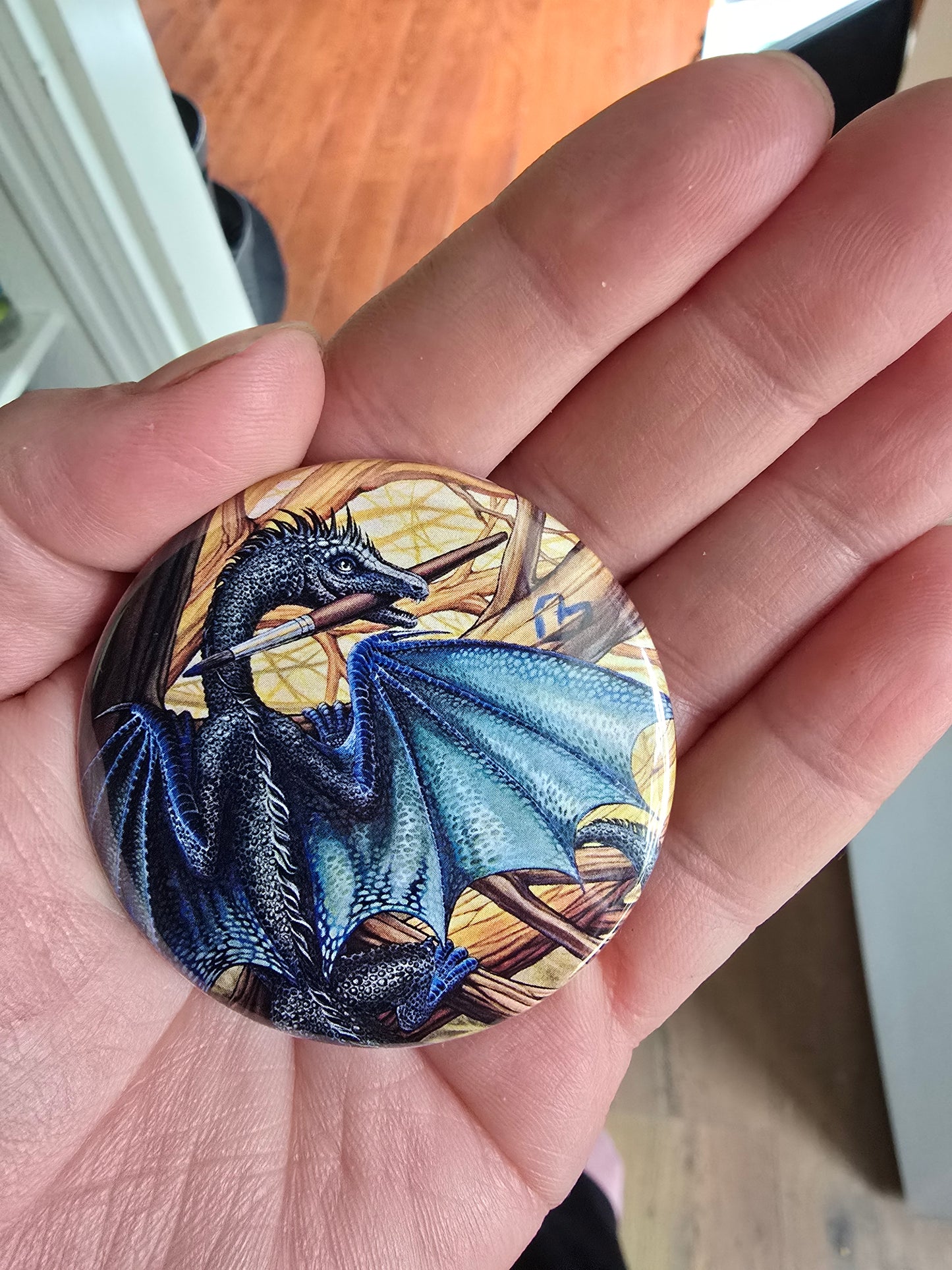 Kjøleskapsmagnet Alter Ego Rund - 5,8cm