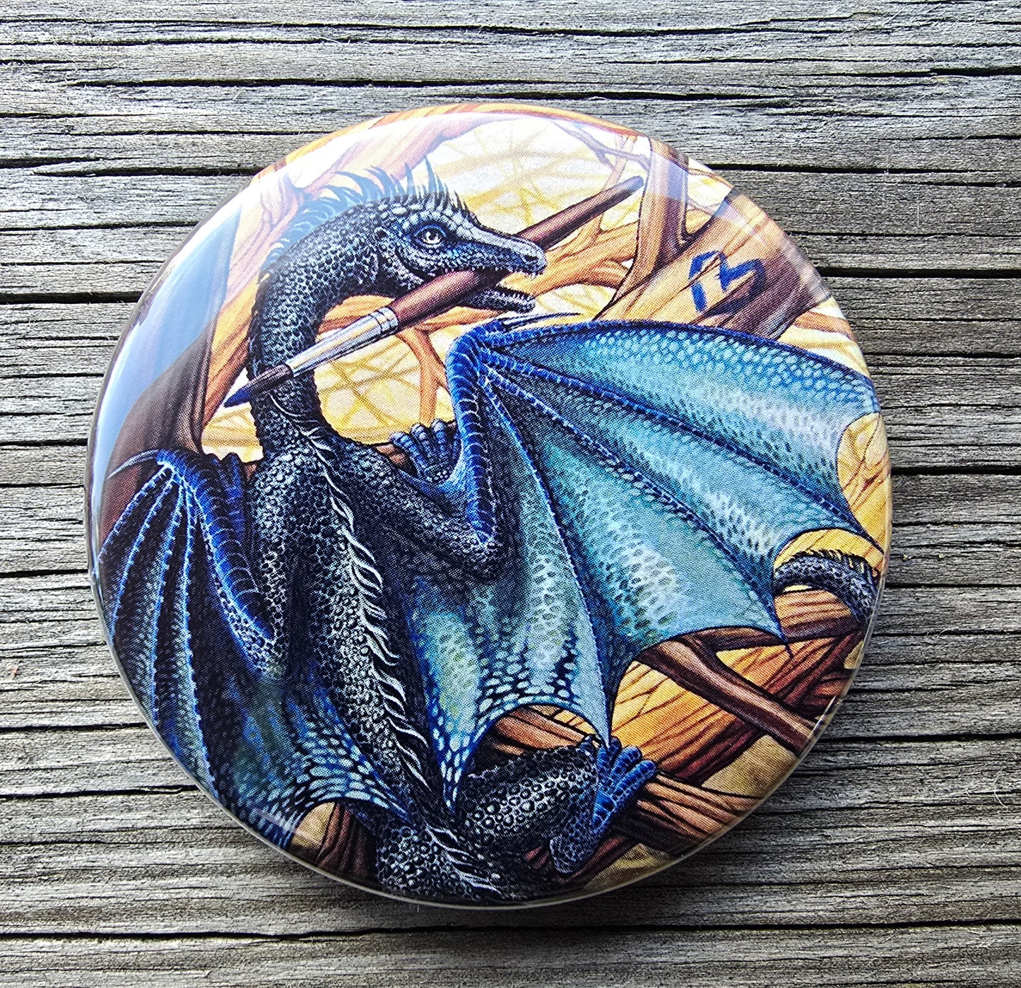 Kjøleskapsmagnet Alter Ego Rund - 5,8cm