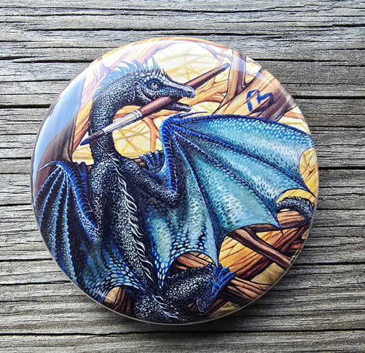 Kjøleskapsmagnet Alter Ego Rund - 5,8cm