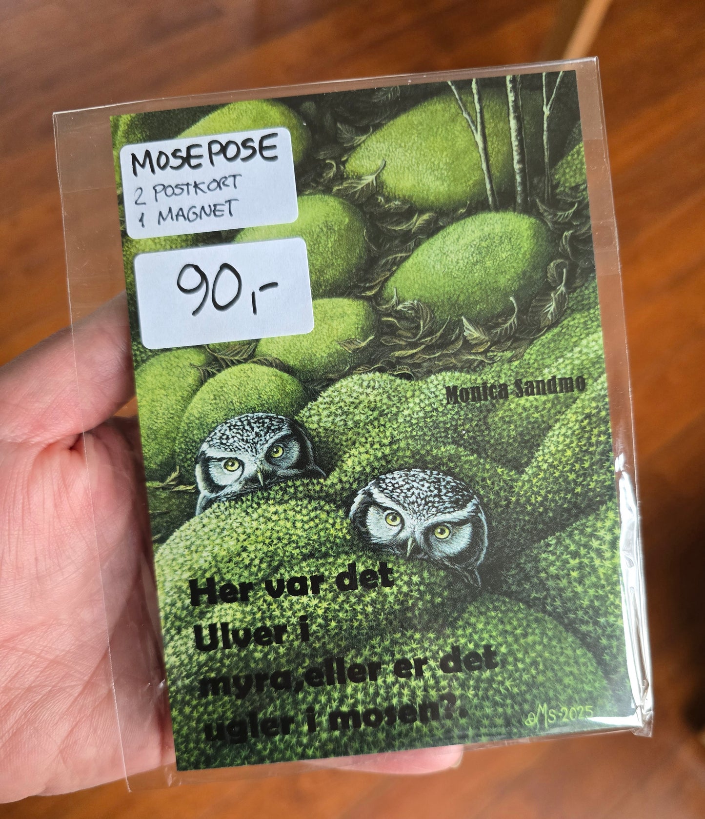 Mosepose - Uglekort og Magnet