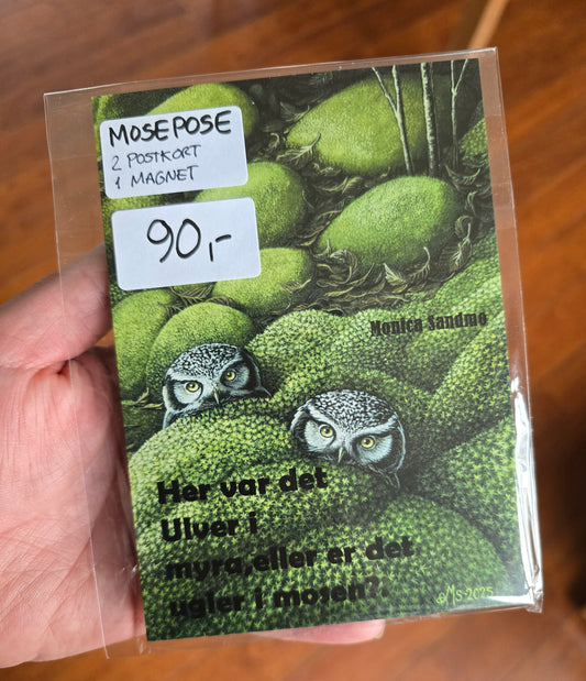 Mosepose - Uglekort og Magnet