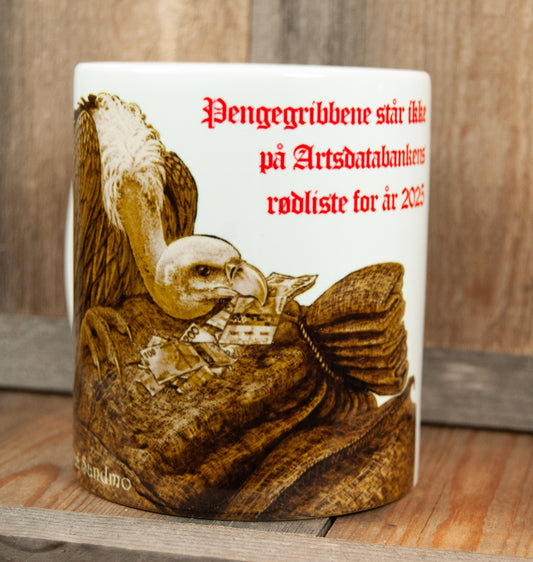 Kunstkopp Creepy Pengegribber - Hvit Kopp 325ml