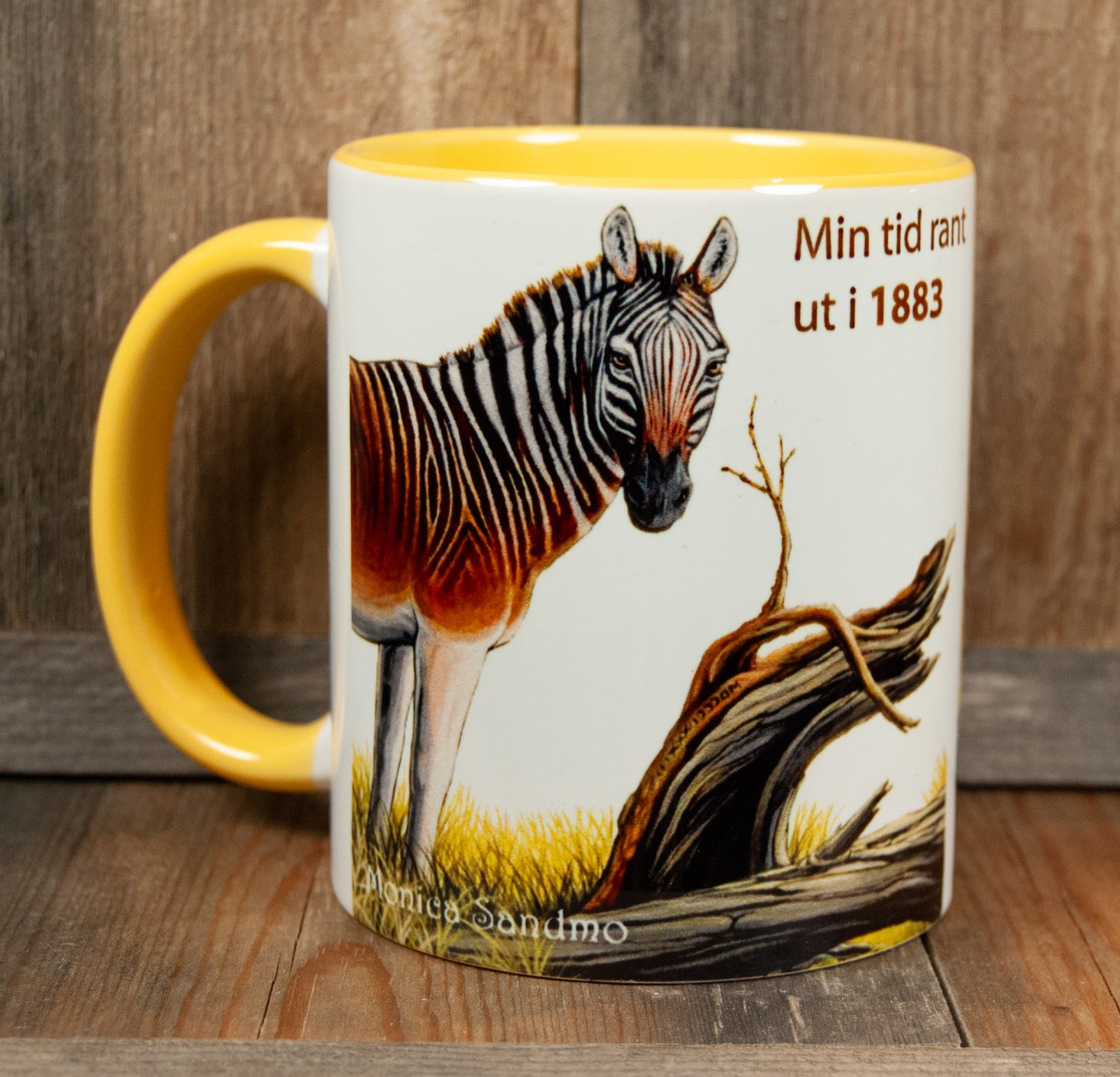 Kunstkopp Quagga Farger - Gul hank og innside 325ml