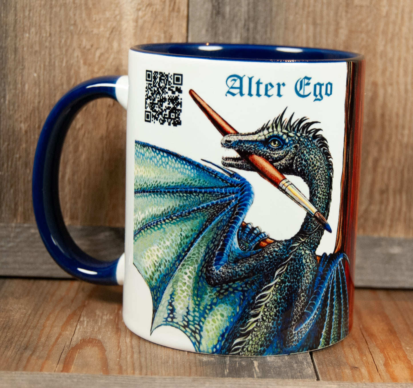 Kunstkopp Alter Ego - Blå innside 325ml kopp