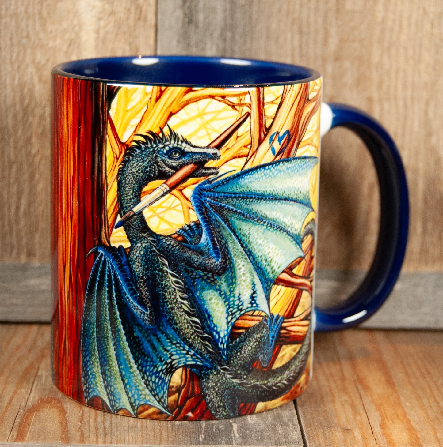 Kunstkopp Alter Ego - Blå innside 325ml kopp