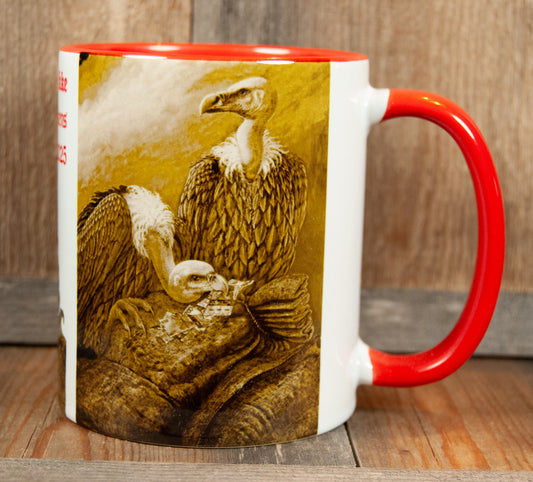 Kunstkopp Creepy Pengegribber - Rød innside 325ml