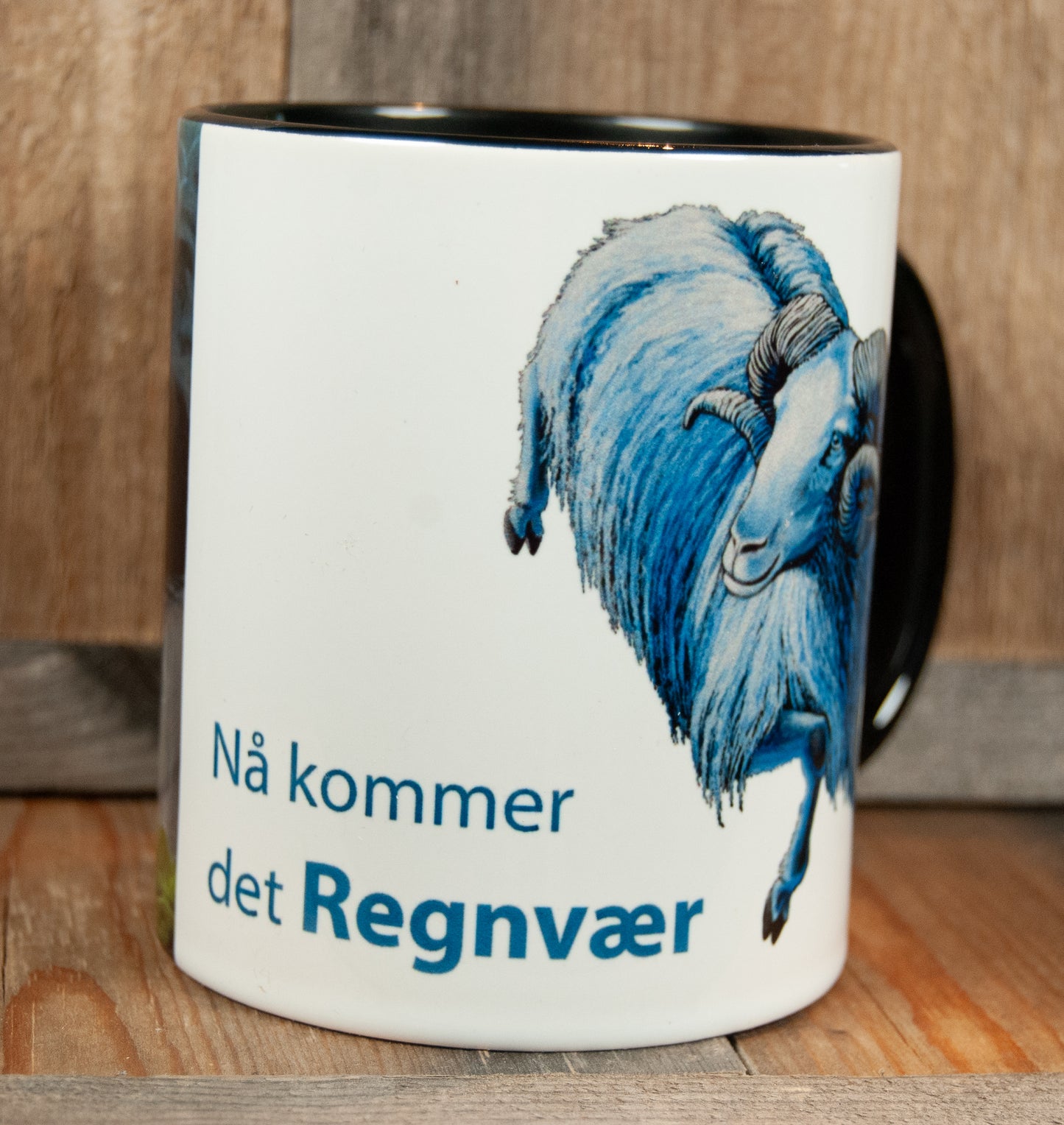 Kunstkopp - Nå Kommer Det Regnvær (325 ml, Svart)