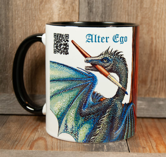 Kunstkopp Alter Ego - Svart innside kopp 325ml