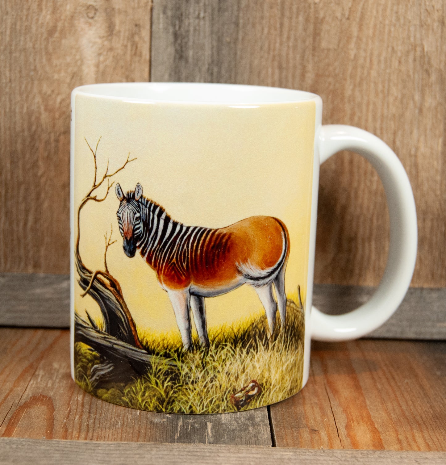 Kunstkopp Quagga Farger - Hvit Kopp 325ml