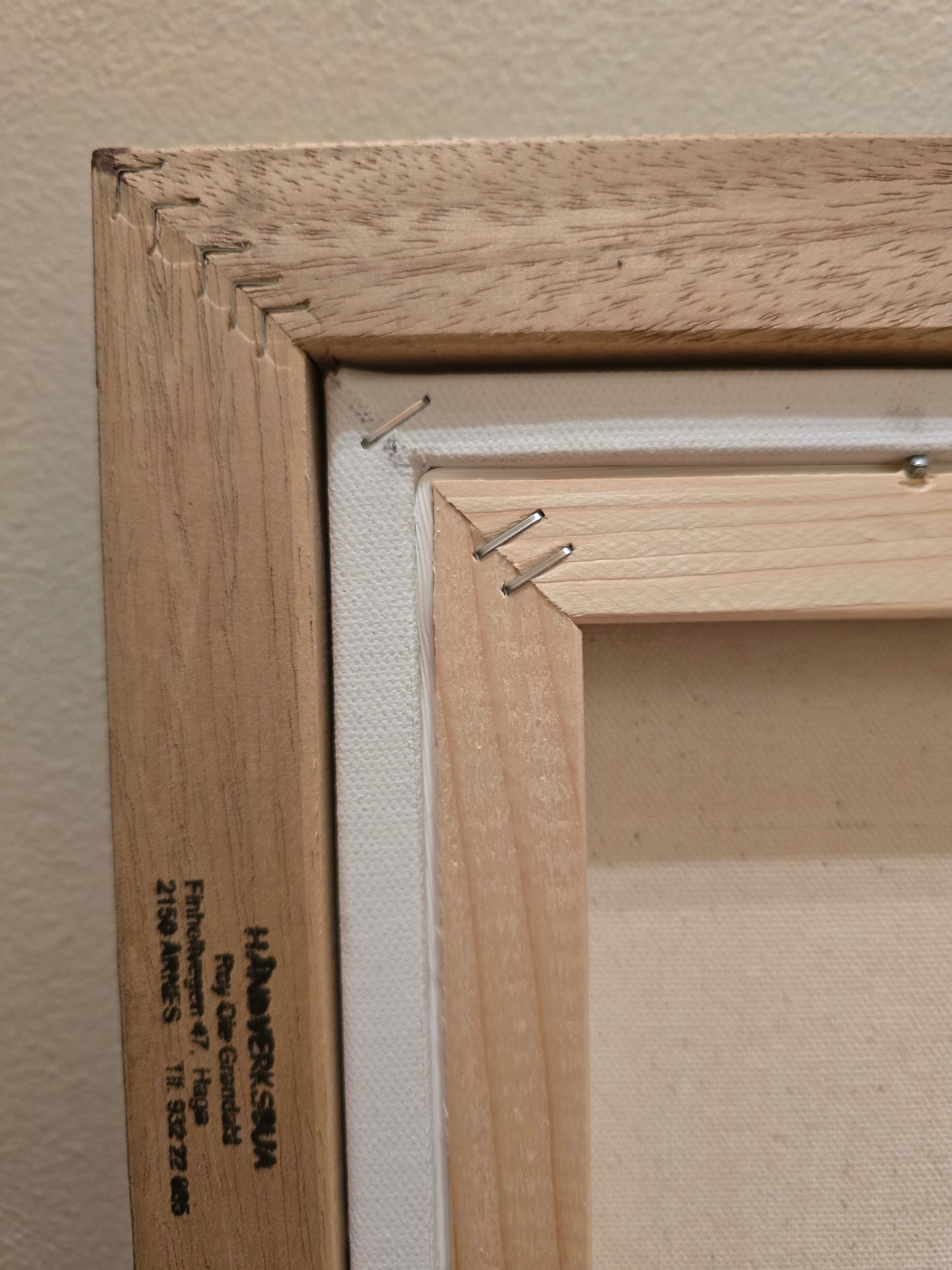 Originalt Akrylmaleri - Trebukkene Bruse. Innrammet 65,5 cmx 85.5 cm