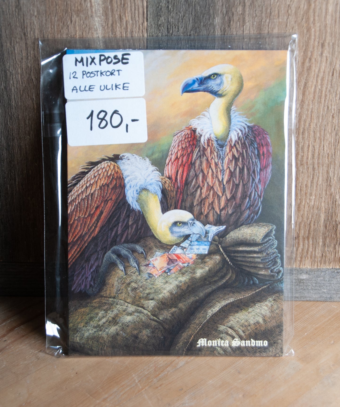 Kunstkort Mixpakke 12 stk - Postkort 10,5x15cm