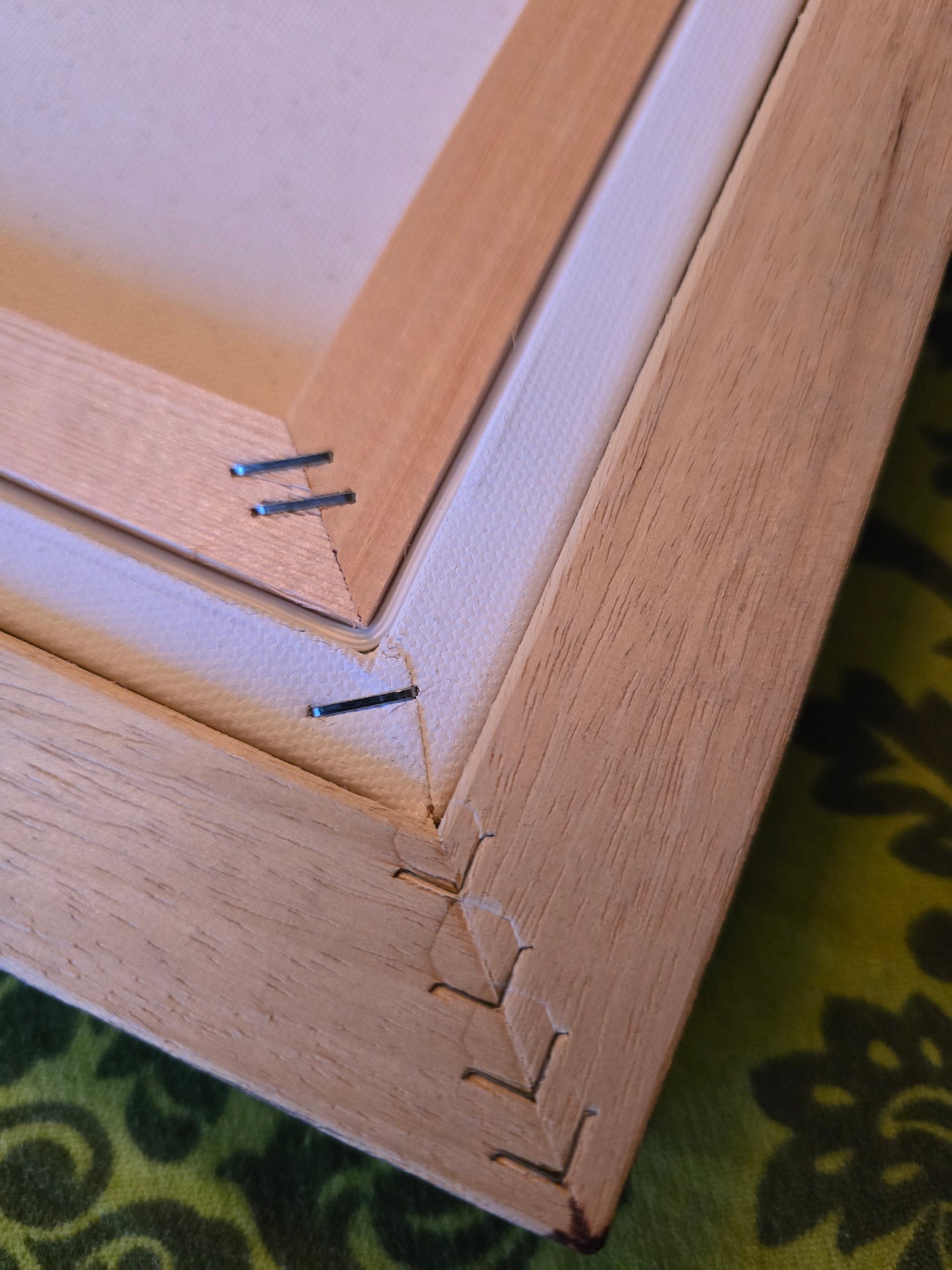 Originalt Akrylmaleri - Folk er Folk, (Quagga) Innrammet 55,5 cmx 55.5 cm