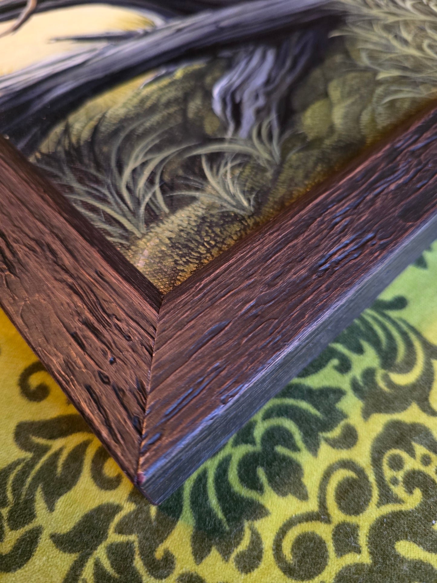 Originalt Akrylmaleri - Folk er Folk, (Quagga) Innrammet 55,5 cmx 55.5 cm